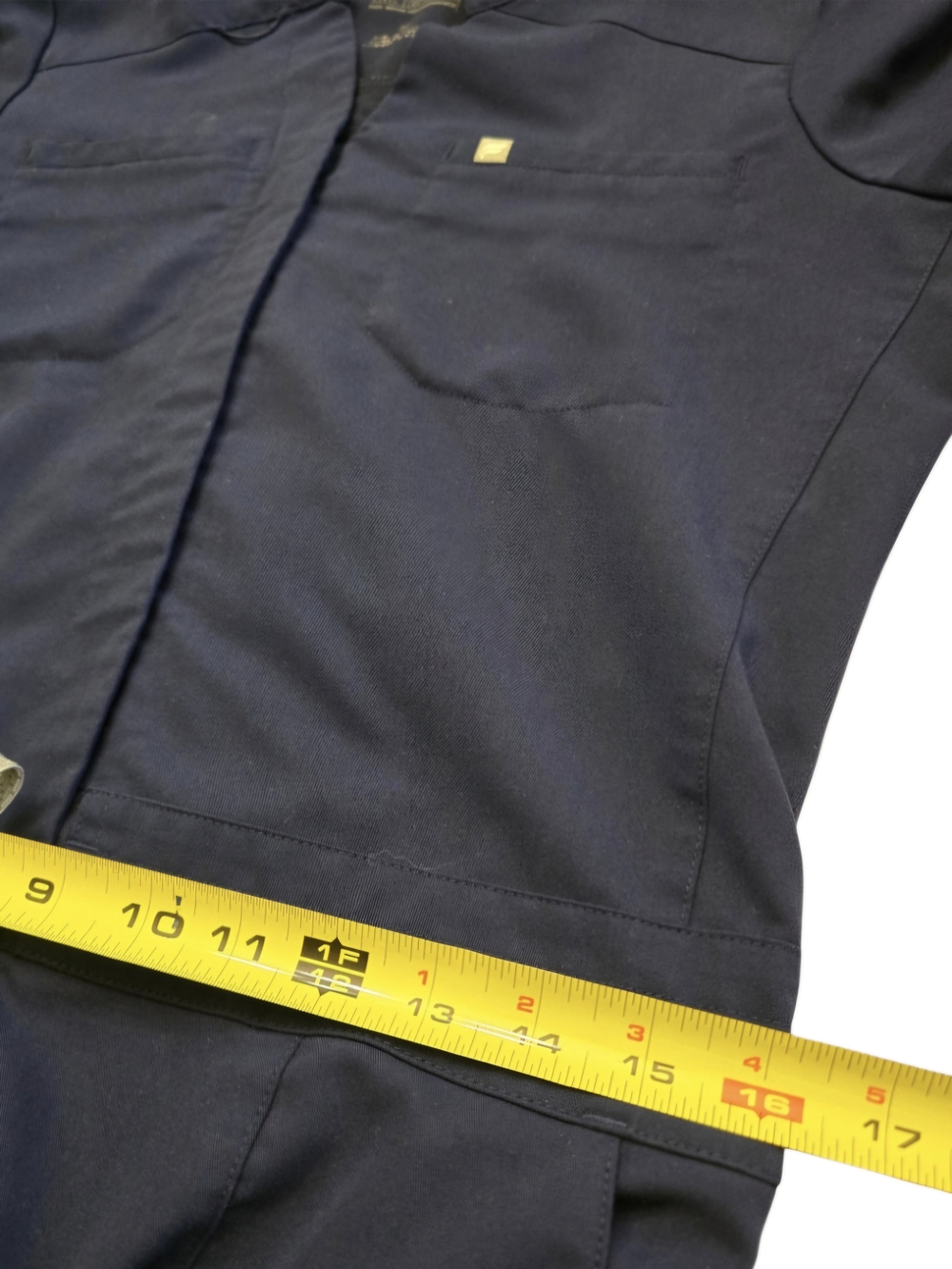 Fabletics PonteFlex Empower Scrub Jumpsuit Navy Blue Size M - Picture 14 of 16